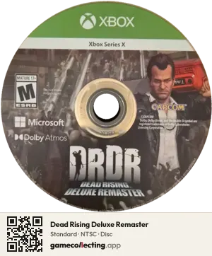 Dead Rising Deluxe Remaster Xbox Series X, NTSC disc