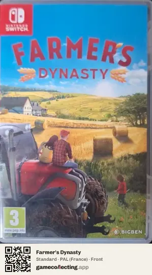 Farmer's Dynasty Nintendo Switch, France box front
