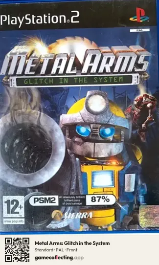 Metal Arms: Glitch in the System PlayStation 2, PAL box front
