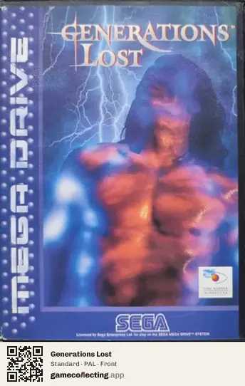 Generations Lost Sega Mega Drive / Genesis, PAL box front