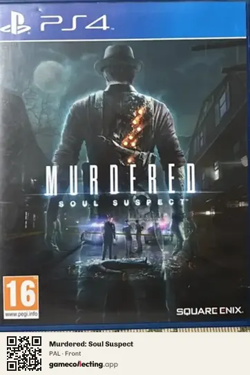 Murdered: Soul Suspect PlayStation 4, PAL box front