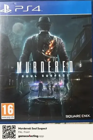 Murdered: Soul Suspect PlayStation 4, PAL box front