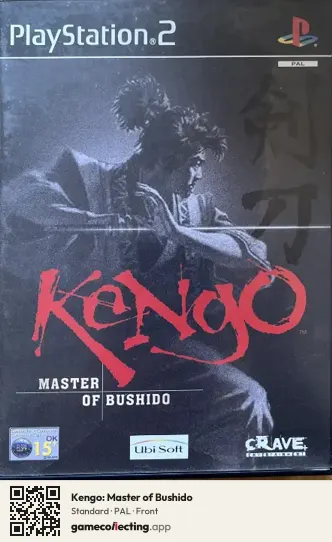 Kengo: Master of Bushido PlayStation 2, PAL box front