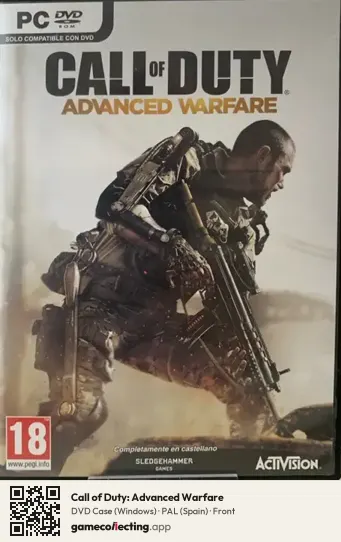 Call of Duty: Advanced Warfare Computer, Spain box front