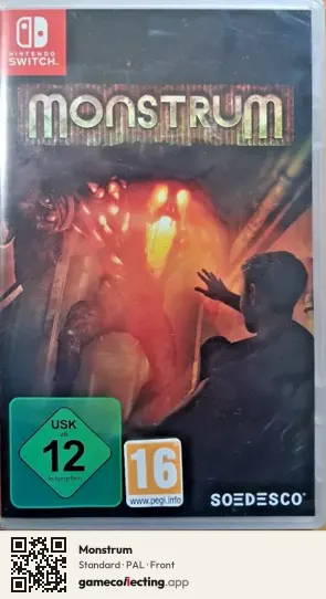Monstrum Nintendo Switch, PAL box front