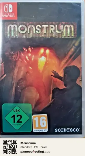Monstrum Nintendo Switch, PAL box front