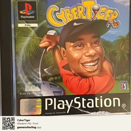 CyberTiger PlayStation, PAL box front
