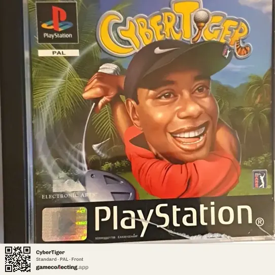CyberTiger PlayStation, PAL box front