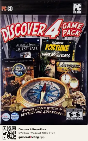 Discover 4 Game Pack Computer, NTSC box front