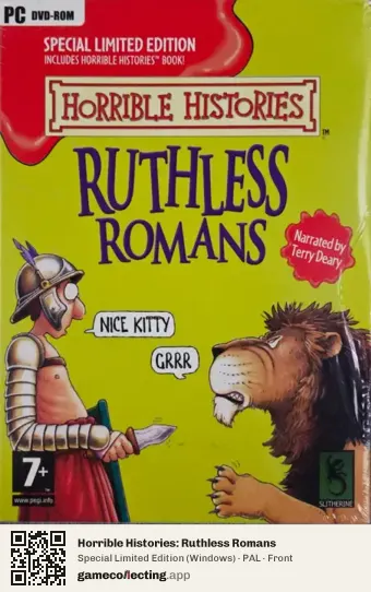 Horrible Histories: Ruthless Romans Computer, PAL box front