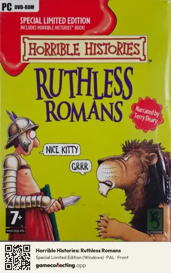Horrible Histories: Ruthless Romans Computer, PAL box front