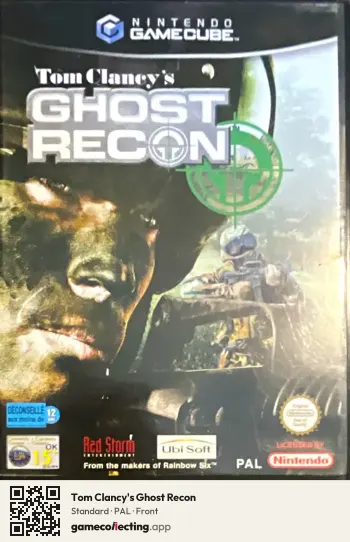 Tom Clancy's Ghost Recon Nintendo GameCube, PAL box front