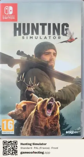 Hunting Simulator Nintendo Switch, France box front