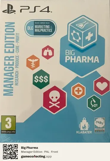 Big Pharma PlayStation 4, PAL box front