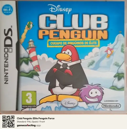 Club Penguin: Elite Penguin Force Nintendo DS, Spain box front