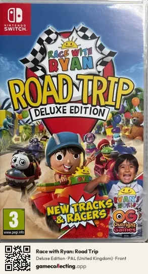 Race with Ryan: Road Trip Nintendo Switch, United Kingdom box front