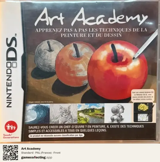 Art Academy Nintendo DS, France box front