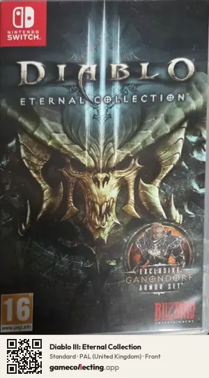 Diablo III: Eternal Collection Nintendo Switch, United Kingdom box front