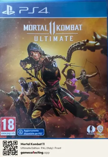 Mortal Kombat 11 PlayStation 4, Italy box front