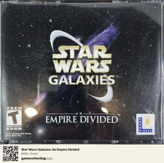 Star Wars Galaxies: An Empire Divided Computer, NTSC box front