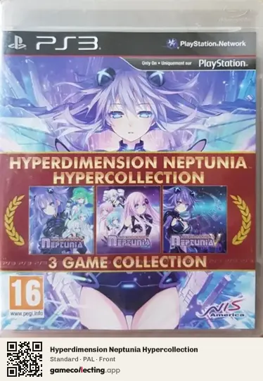 Hyperdimension Neptunia Hypercollection PlayStation 3, PAL box front