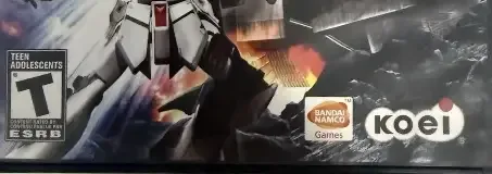 Dynasty Warriors: Gundam 2, the ESRB box on its front