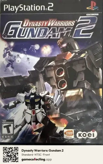 Dynasty Warriors: Gundam 2 PlayStation 2, NTSC box front