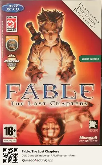Fable: The Lost Chapters Computer, France box front