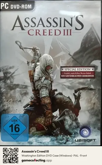 Assassin's Creed III Computer, PAL box front