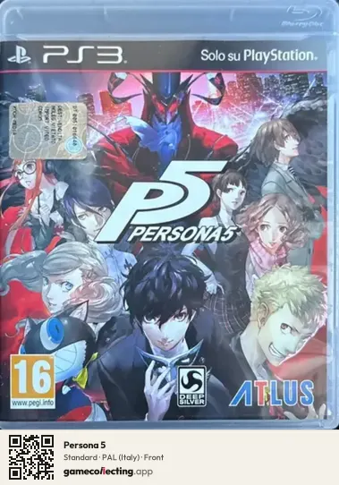Persona 5 PlayStation 3, Italy box front
