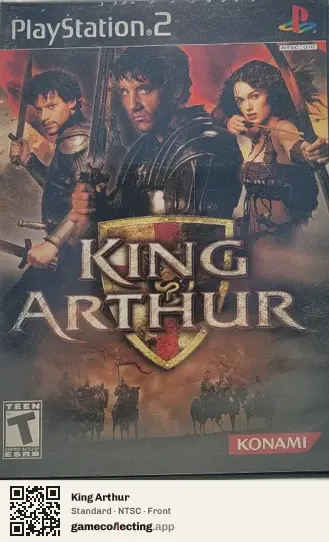 King Arthur PlayStation 2, NTSC box front