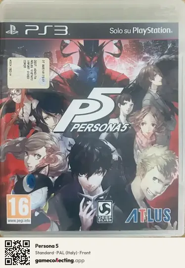 Persona 5 PlayStation 3, Italy box front
