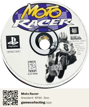 Moto Racer PlayStation, NTSC disc