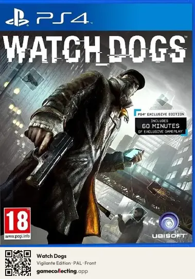 Watch Dogs PlayStation 4, PAL box front