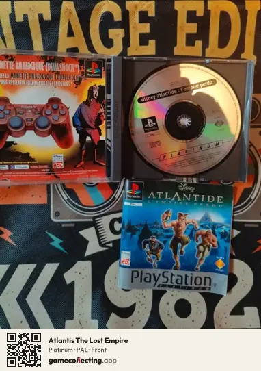 Atlantis The Lost Empire PlayStation, PAL box front