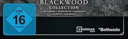 The Elder Scrolls Online: Blackwood Collection, the USK square on its front