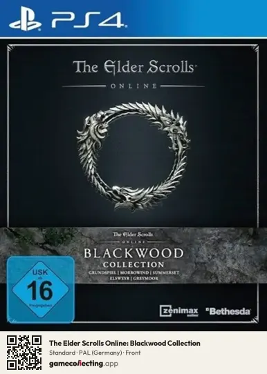 The Elder Scrolls Online: Blackwood Collection PlayStation 4, Germany box front
