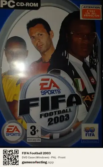FIFA Football 2003 Computer, PAL box front
