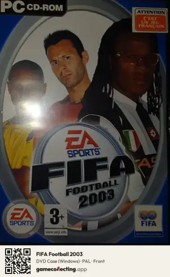 FIFA Football 2003 Computer, PAL box front