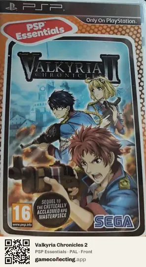 Valkyria Chronicles 2 PlayStation Portable, PAL box front