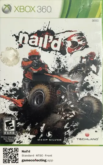 Nail'd Xbox 360, NTSC box front