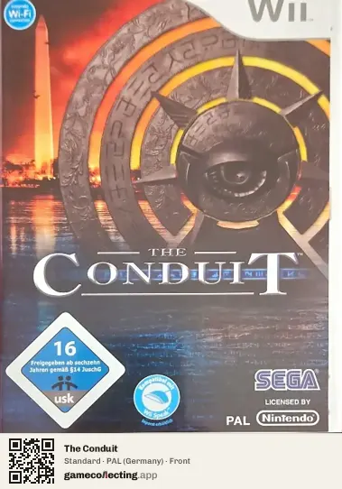 The Conduit Nintendo Wii, Germany box front