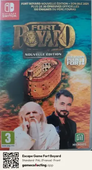 Escape Game Fort Boyard Nintendo Switch, France box front