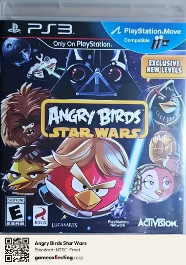 Angry Birds Star Wars PlayStation 3, NTSC box front