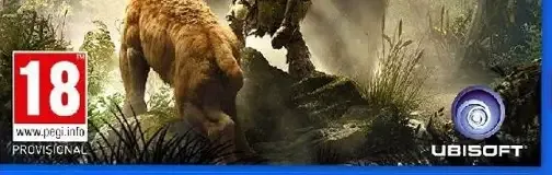 Far Cry Primal, the PEGI square on its front