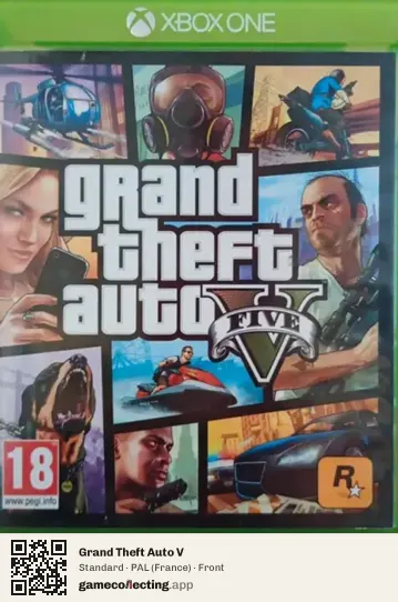 Grand Theft Auto V Xbox One, France box front