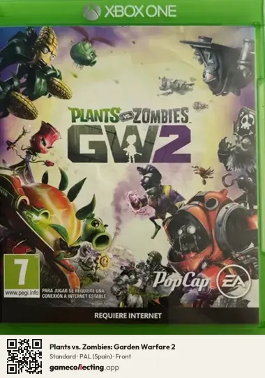Plants vs. Zombies: Garden Warfare 2 Xbox One, Spain box front