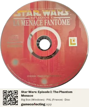 Star Wars: Episode I: The Phantom Menace Computer, PAL disc