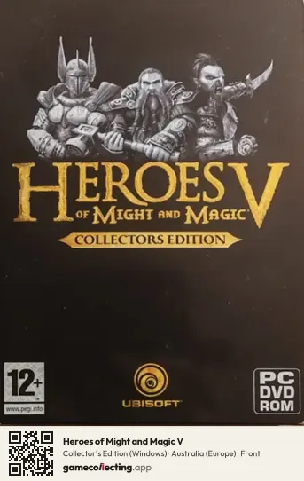 Heroes of Might and Magic V Computer, Europe box front
