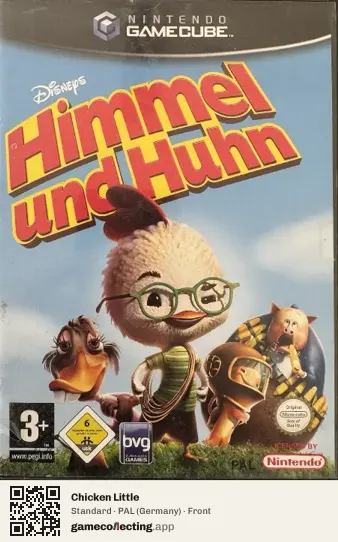 Chicken Little Nintendo GameCube, Germany box front